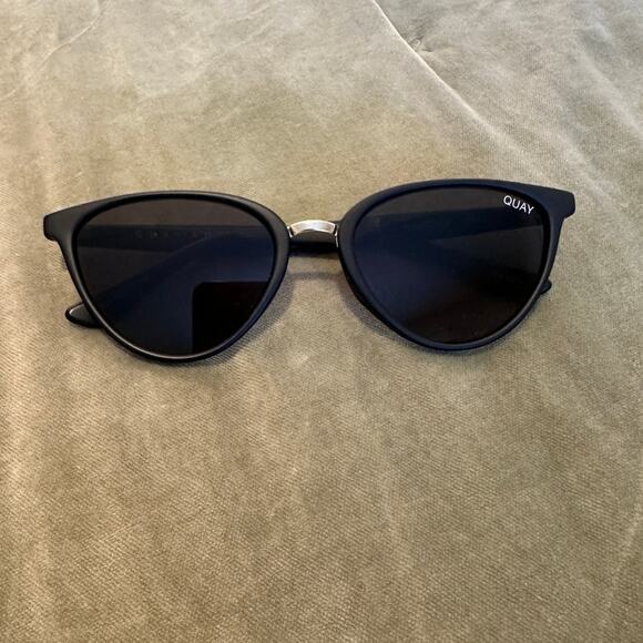 Quay Australia Rumours Cat-Eye Black Sunglasses - Picture 2 of 8